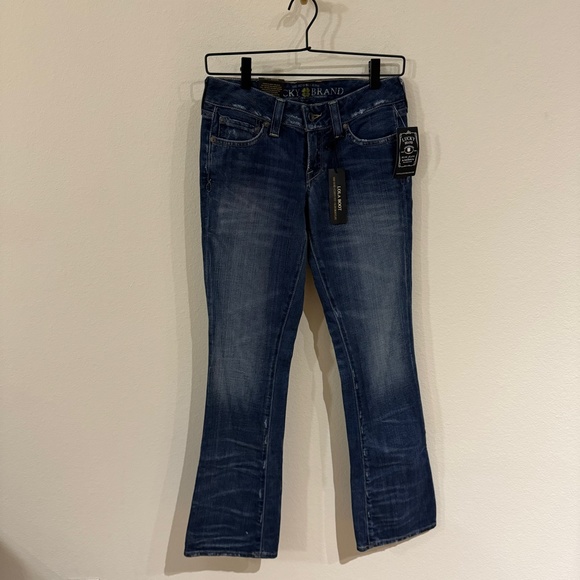 Lucky Brand Women's NWT Legend Lola Boot Jeans Dark Wash Blue Size 25 (0) - Picture 1 of 8